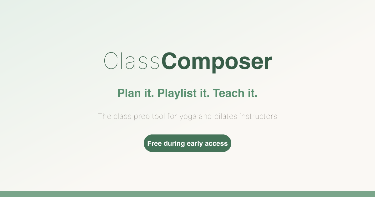 Compose Class Examples Class Builder, Scheduling, AI Playlists & Teaching Tools | ClassComposer